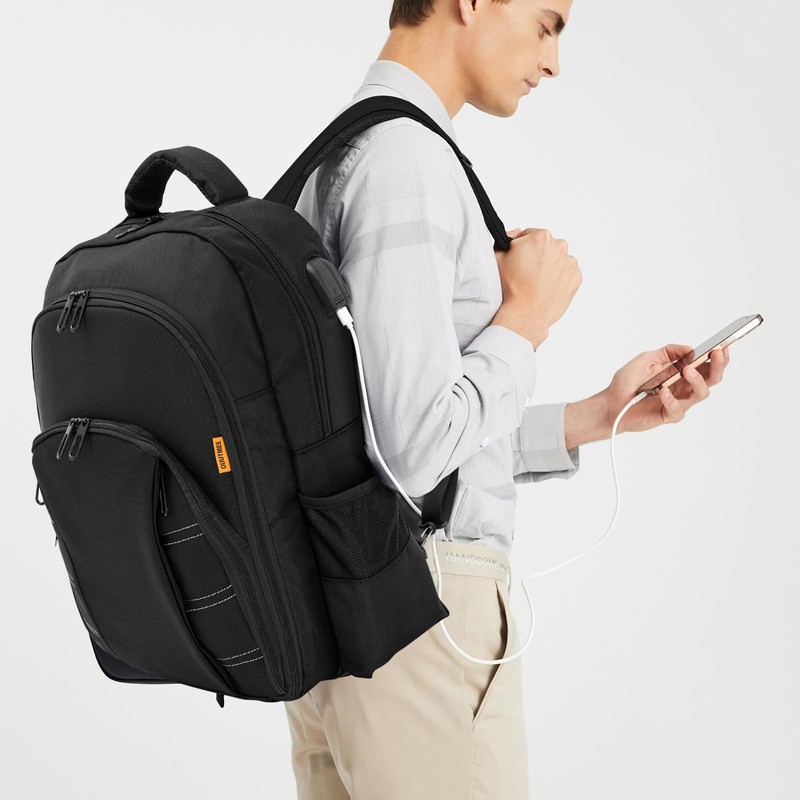 OUUTMEE Barber Supplies Bag, Portable Backpack Bag for Clippers and