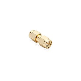 conecto SMA Adapter SMA Female SMA Male Pin to SMA Male with Pin Adapter Change SMA Female to SMA Male Connector Gold Plated