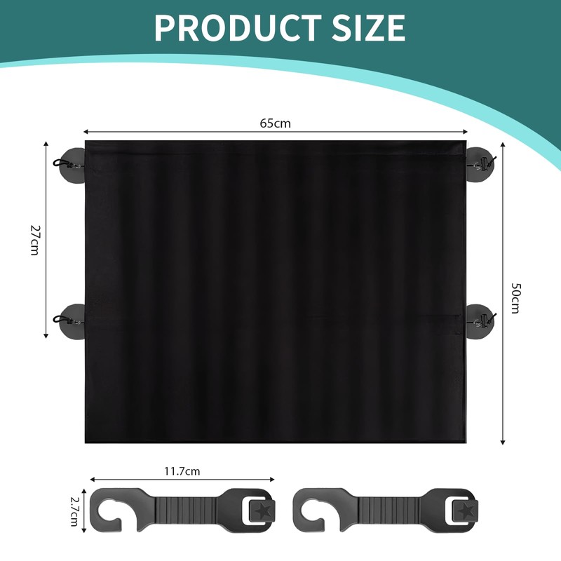 Katyjun Sun Protection for Car Window Blackout Privacy Screen Car