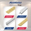 3', 6' or 7' Lengths Nickel or Brass Plated 2"