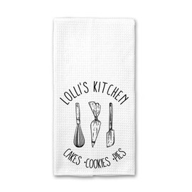 OwingsDesignsPerfect Lolli's Kitchen Towel - Dish Towels - Gift for Lolli - Tea Towels for Cooking - Baking - Soft & Absorbent Kitchen Towel - Gifts for Birthday - Christmas - Mothers Day - Holiday