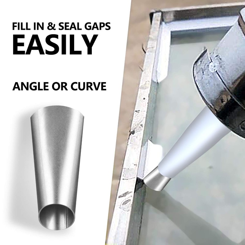 Caulk Nozzle Applicator - 14Pcs Perfect Caulking Finisher Kit, Premium