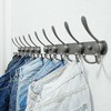 Dseap Coat Rack Wall Mounted - 5 Tri Hooks, Heavy