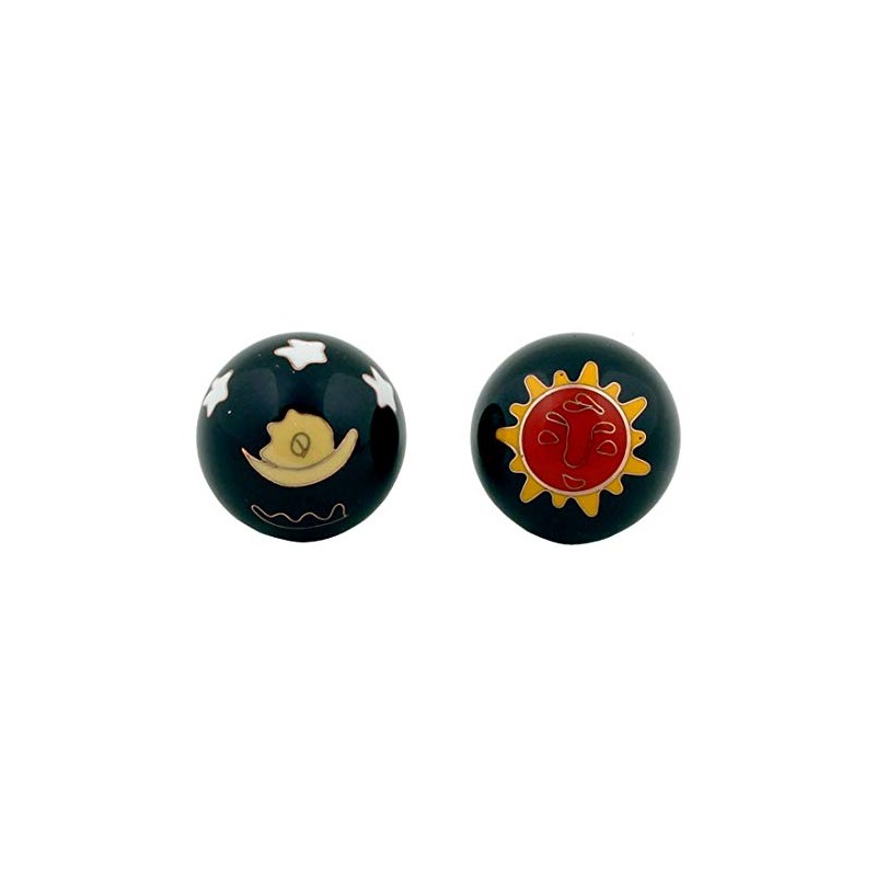 QiGong Singing Ball 1 Pair with Sound Mechanism, Meditation Ball,