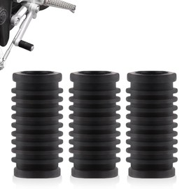 Motorcycle Parts Change Rubber Shift Cover Kick Start Rubber Non-slip Easy Installation (Black, 3pcs)