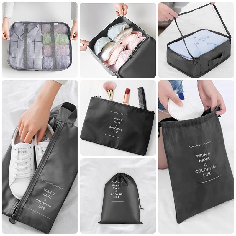 10 Set Packing Cubes for Suitcases, Packing Cubes Travel Essentials