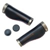 THEODORE CYCLE GRIP Bicycle Grip Italian Genuine Leather (128 Black