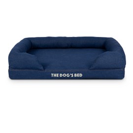 Replacement Outer Cover for The Dog's Bed Orthopedic with Sides, Washable Fabric, Medium (Blue Denim)