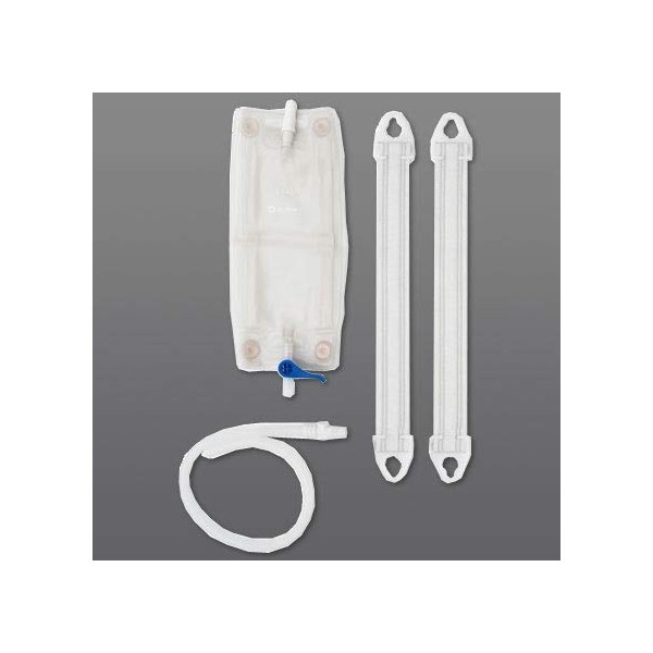509645EA - Hollister Vented Urinary Leg Bag Combination Pack, Medium 18 oz.