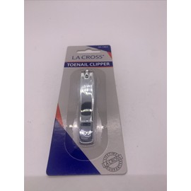 La Cross Toenail Clippers Curved Edge Chrome Plated