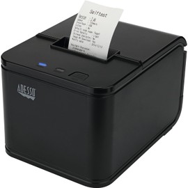 ADESSO NuPrint 210 Thermal Receipt Printer, 2" (58mm) Width, 120mm/s High-Speed, Compatible with Windows and Linux, Supports 1D Barcodes, USB Interface, Cash Drawer Connectivity