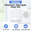 Xihu Washer Damper Pad Kit Replacement for Model 203956, Anti-Vibration