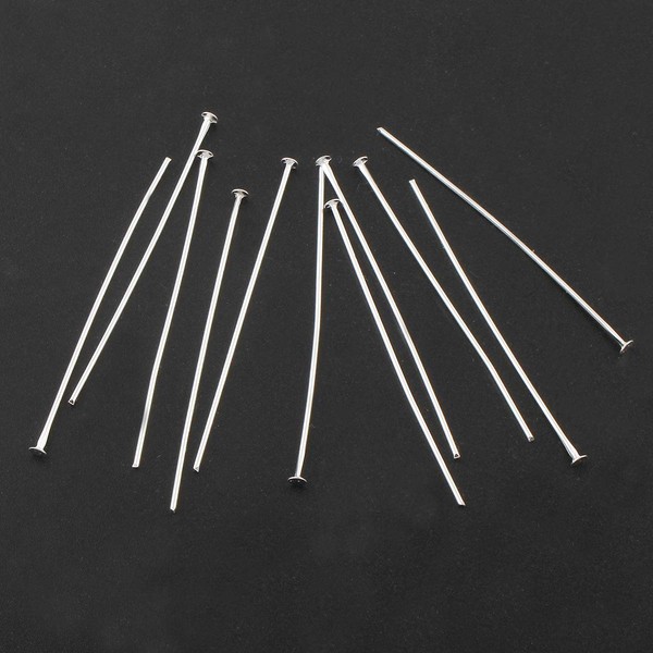 Pack of 500 Silver Rivet Pins 30 mm x 0.7