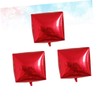 Gadpiparty 6pcs Square Aluminum Foil Cube Balloons for Birthday and