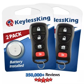 KeylessKing* 2 Replacement for Infiniti QX56 2004 2005 2006 2007 2008 2009 2010 Remote