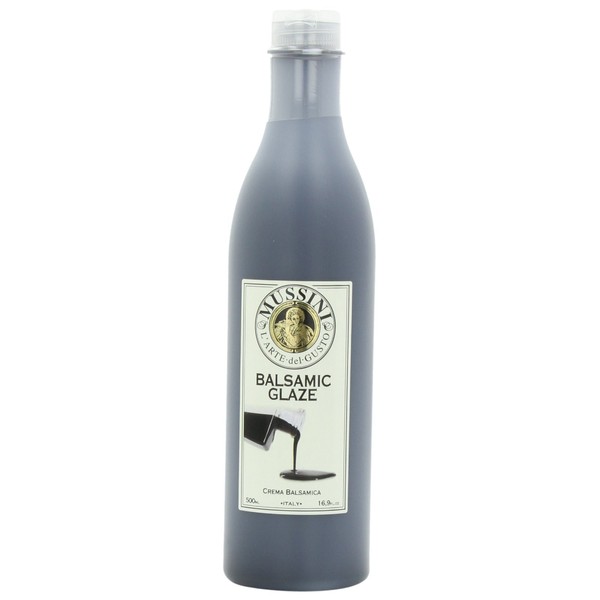 Mussini Crema, Glaze of Balsamic Vinegar of Modena, 16.9-Ounce Bottles (Pack of 2)