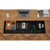 Gaxomo Large Under Desk Mounted Sliding Drawer with Bamboo Tray