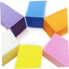 Ipetboom 10Pcs Random Color Nail Buffer Sponge Blocks Manicure Nail
