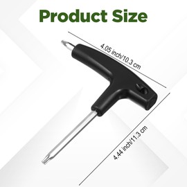 Golf Torque Wrench Tool Universal T20 & T25 Dual Head Weights Shaft Adapter