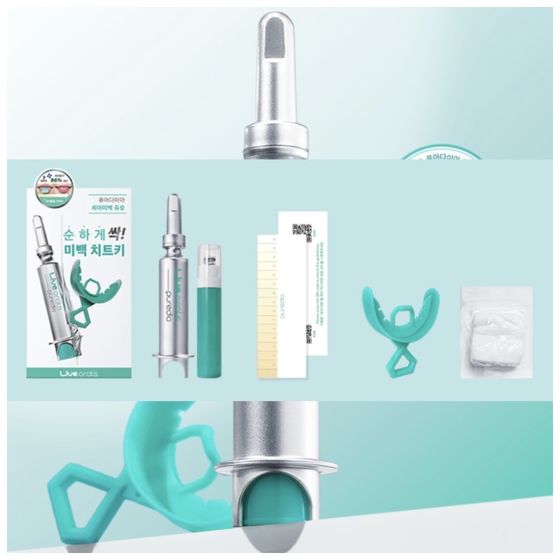 LIVE ORALS Puredia Whitening Gel 10g (For 2weeks)