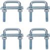 MYZHRE 4 Pack Leaf Spring Clamp Kit, 2-5/8 inch Width