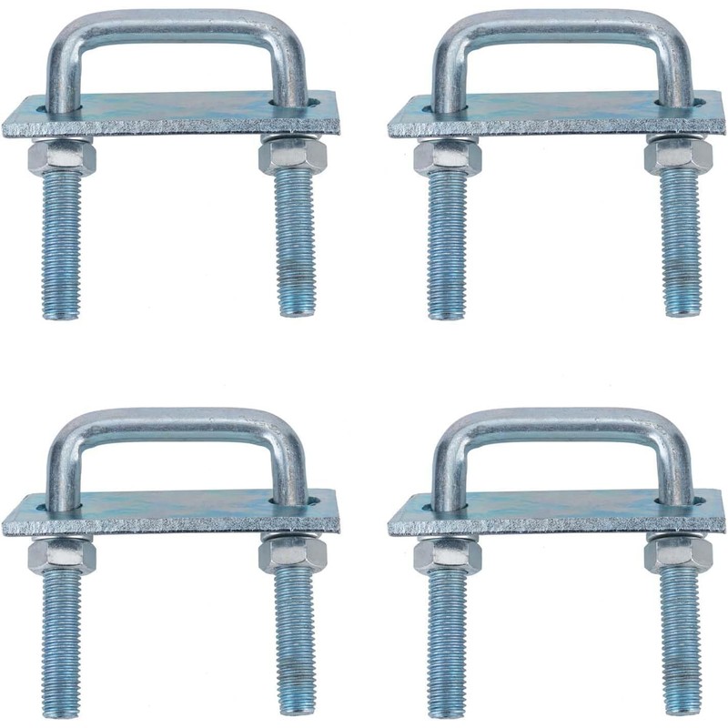 MYZHRE 4 Pack Leaf Spring Clamp Kit, 2-5/8 inch Width