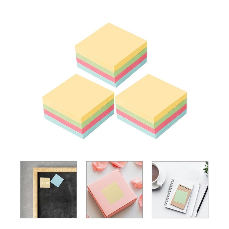 Operitacx 3 Thick Sticky Paper Students Page Markers Tear off