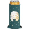 Hoffmaster Dolly Parton Slim Green Christmas Can Cooler Sleeve Polyester
