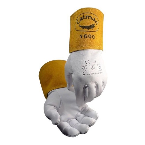 1600 - Grain Unlined 4in Cuff TIG Welding Gloves Details