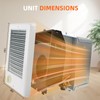 Upgraded Electric Wall Heater Complete Unit with Thermostat (Model: CSC151TW,