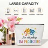 I Am Not Yelling I'm Projecting Cosmetic Bag for for