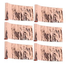 GLEAVI 6 Rolls Copper Foil Sheets for Electrical Repairs Thickness for Crafts DIY Projects Excellent Conductivity Malleability for Metal Applications