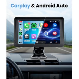 Orderich Orderich Baby Car Camera for Backseat HD 1080P, 7 IPS Screen Facing Car Baby Monitor with Wireless Carplay Android Auto Mirror Link, Support Night Vision Adjustable View Angle Easy Setup FM BT GPS