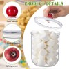 Suclain 6 Pack Candy Jars with Lids Set, 30 &