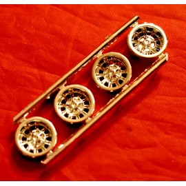 AMT Shelby 10 Spoke Deep Dish Wheels 1/25