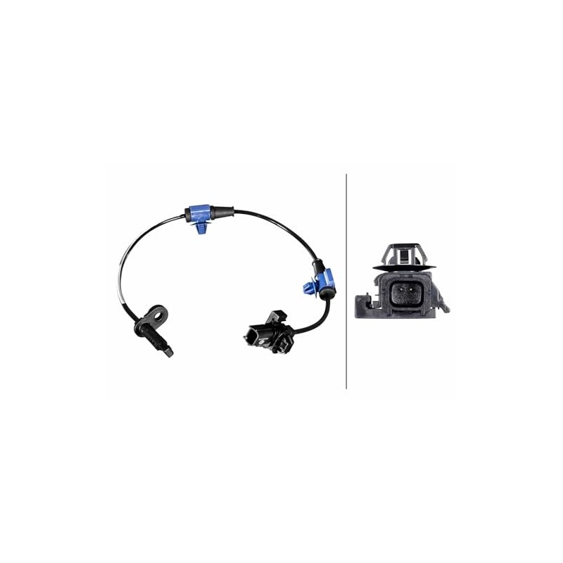 HELLA 6PU 358 217-551 Sensor Wheel Speed 2-Pin Cable 498