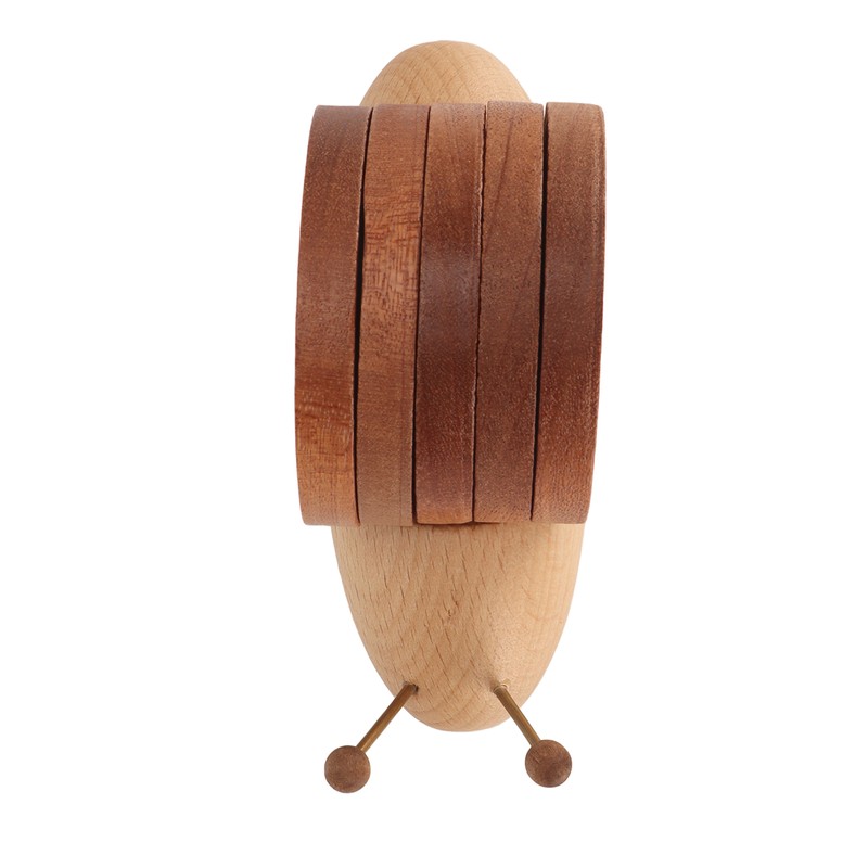 Snail Coaster Set with Magnet Cute Exquisite Eco Friendly Wood