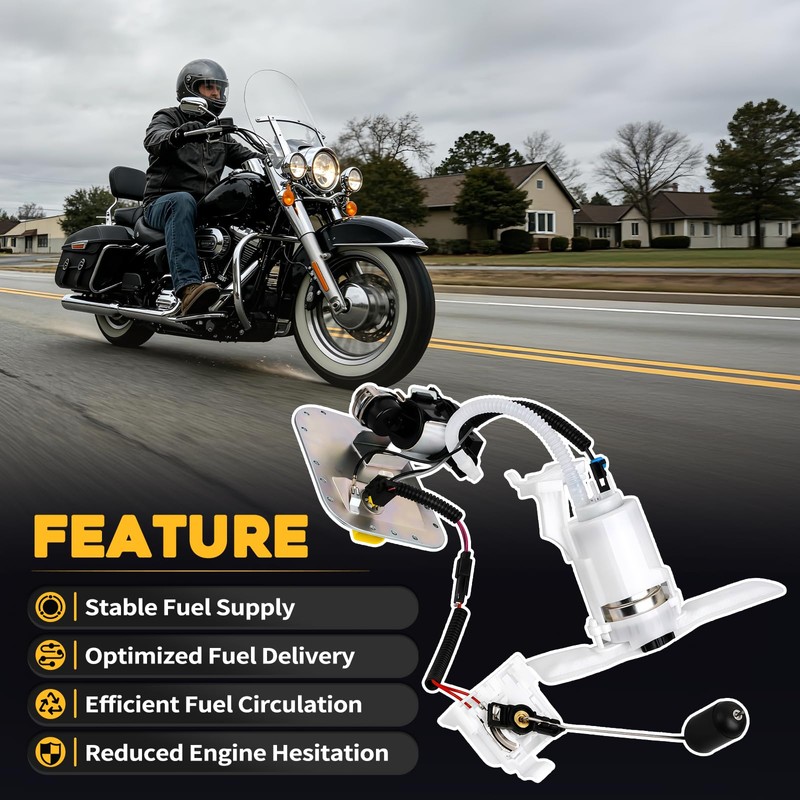 Fuel Pump Assembly Fit for Harley-Davidson Softail FXST FXSTC FLST