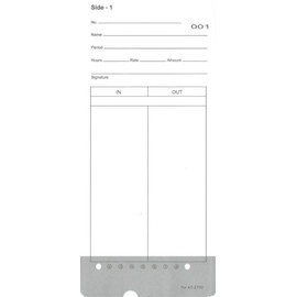 400 Allied AT-2700 Time Cards, 8-Packs of 50ea, AT27TC50 Compatible by COMPUMATIC