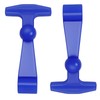 RUHUALIFE 2 Pack Blue Lid Latches Replacements Hard Cooler Handle