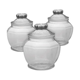 Fun Express GEOMETRIC PLASTIC JARS 3PC - Party Supplies - 3 Pieces
