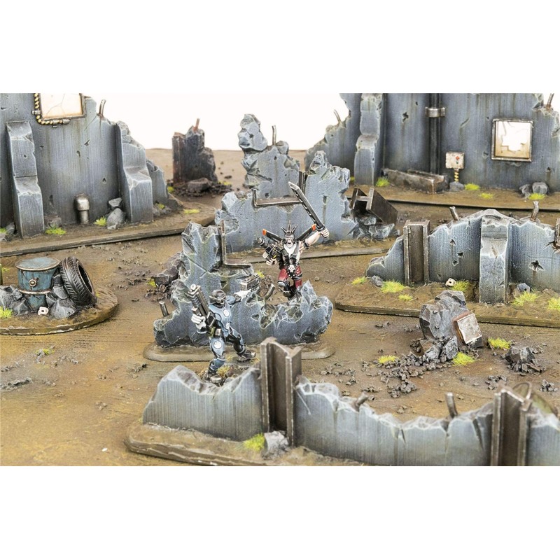 War World Gaming War-Torn City Construction Rubble Set - 28