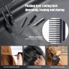 10 Piezas Peines Para Barbero Estilista Profesional Negro