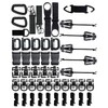 48 Pcs Molle Backpack Attachments Set,Tactical Gear Clip Kit (Include