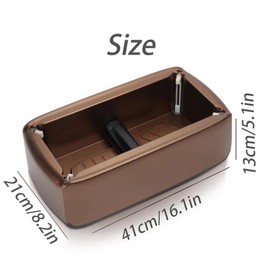 YUAN SHENG Shoe Covers Machine Automatic Shoe Cover Dispenser with 200pcs Disposable Plastic Shoe Cover for Home, Office, Supermarket, Factory, Hospital (Brown)