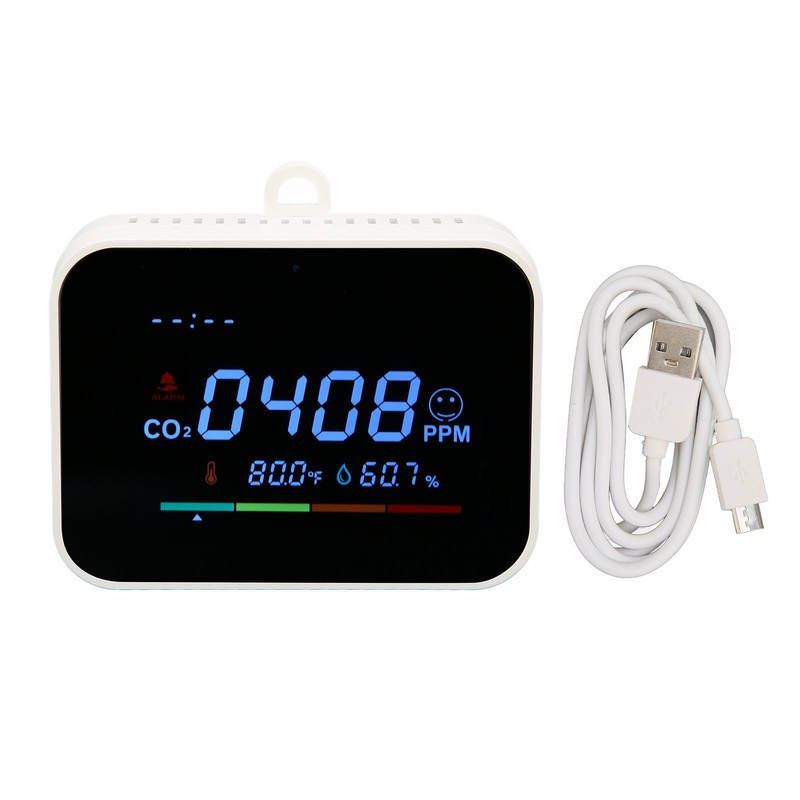 Indoor Air Quality Meter Wireless WiFi Intelligent CO2 Detection Temperature