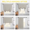 NICETOWN Blackout Tie Up Curtain Energy Efficient Window Shades Adjustable