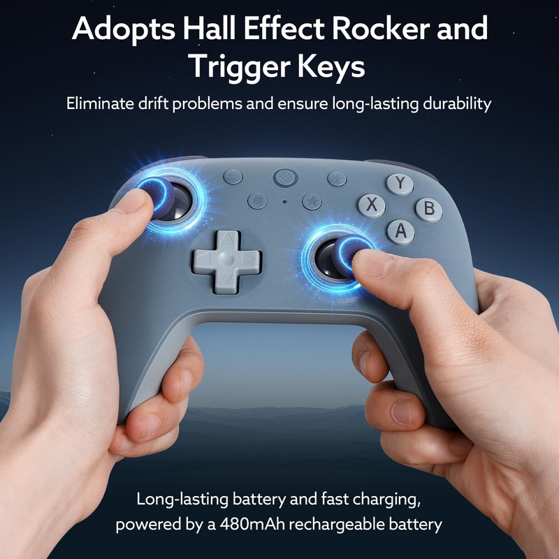 8Bitdo Ultimate 2C Wireless Controller for Windows PC and Android,