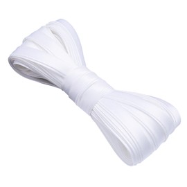 1cm*10m Satin Piping Trim, Polyester Piping Tape Cord for Sewing DIY Crafting, White