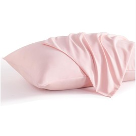 Premium Toddler Pillowcases 14x20 Pink Set of 2 | Pure Egyptian Cotton 600 Thread Count | Ultra Soft Zipper Closure Travel Pillow Covers for Baby Kids Nursery | Hotel Luxury Mini Throw Pillow Cover